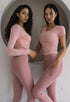 Dear Slit Ribbed Sleeve